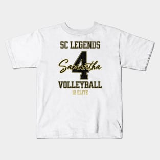 Samantha #4 SC Legends (12 Elite) - White Kids T-Shirt